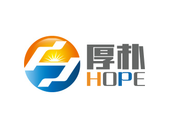 黃安悅的厚樸金融團隊印章單色標識logologo設計