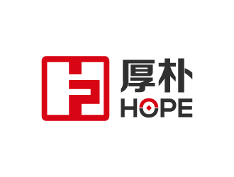 楊勇的厚樸金融團隊印章單色標識logologo設計