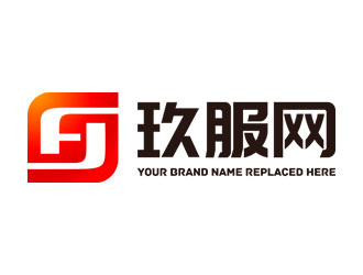 鐘炬的玖服網(wǎng)logo設(shè)計