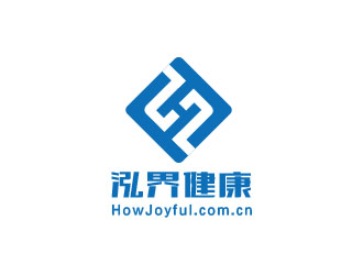 朱紅娟的泓界健康logo設(shè)計