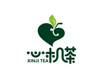 曾翼的心機茶飲品奶茶logologo設計