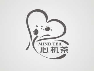 姜彥海的心機茶飲品奶茶logologo設計