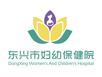 劉嬌嬌的東興市婦幼保健院logo設(shè)計