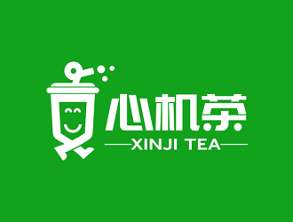 譚家強(qiáng)的心機(jī)茶飲品奶茶logologo設(shè)計(jì)