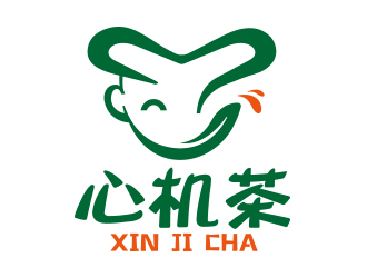 向正軍的心機(jī)茶飲品奶茶logologo設(shè)計(jì)