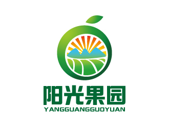 張俊的陽光果園水果鮮花logo設計logo設計