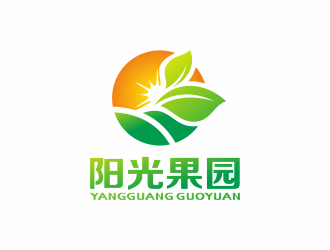 何嘉健的陽光果園水果鮮花logo設計logo設計