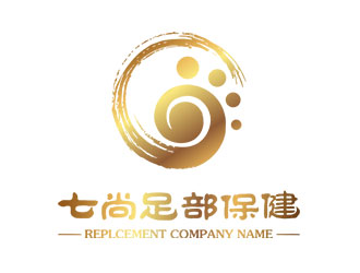 鐘炬的上海七尚足部保健有限公司logo設(shè)計(jì)