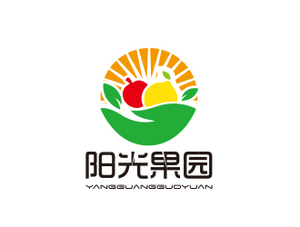 孫金澤的陽光果園水果鮮花logo設(shè)計(jì)logo設(shè)計(jì)