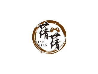 朱紅娟的蒨蒨logo設(shè)計(jì)