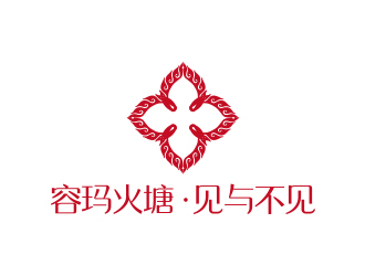 孫金澤的線條行中文字體設(shè)計(jì)－容瑪火塘 　logo設(shè)計(jì)