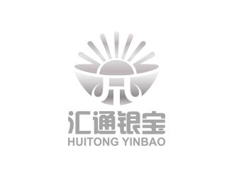 黃安悅的品牌名稱：匯通銀寶/公司名稱：深圳市寶盛源實業(yè)有限公司logo設計