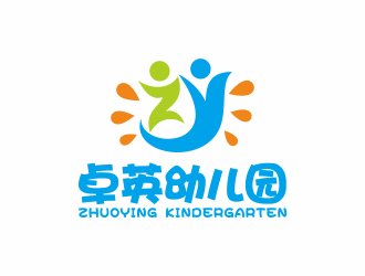 何嘉健的卓英幼兒園logo設(shè)計