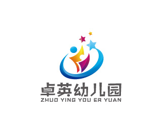 周金進的卓英幼兒園logo設計