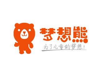 鐘炬的夢想熊logo設計