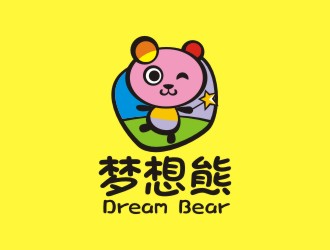 曾翼的夢想熊logo設計