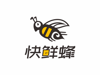 林思源的快鮮蜂logo設(shè)計(jì)