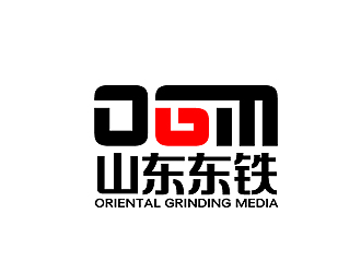 秦曉東的山東東鐵  ORIENTAL GRINDING MEDIAlogo設(shè)計(jì)