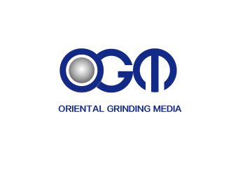 胡廣強(qiáng)的山東東鐵  ORIENTAL GRINDING MEDIAlogo設(shè)計(jì)