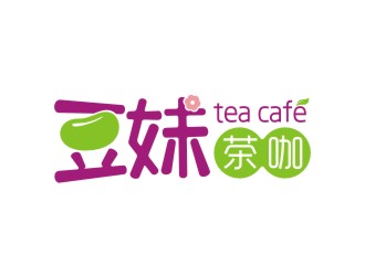 曾翼的豆妹茶咖logo設(shè)計(jì)