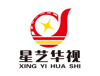 向正軍的星藝華視logo設(shè)計