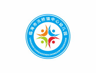 湯儒娟的園標/臨海市汛橋鎮(zhèn)中心幼兒園logo設(shè)計