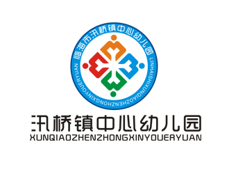 李正東的園標/臨海市汛橋鎮(zhèn)中心幼兒園logo設計