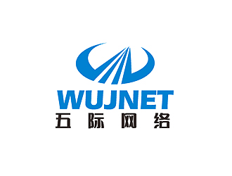 秦曉東的五際網絡（wujnet）logo設計