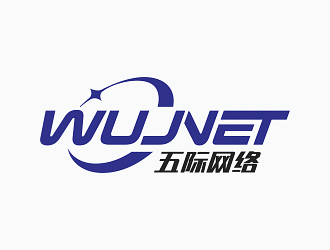 鐘華的五際網絡（wujnet）logo設計