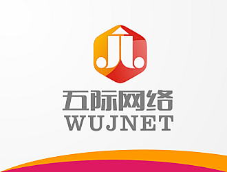 安齊明的五際網絡（wujnet）logo設計