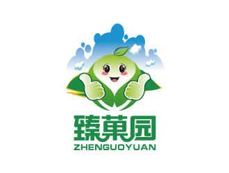 黃安悅的臻菓園logo設計