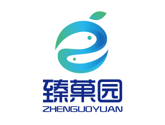 張俊的臻菓園logo設計