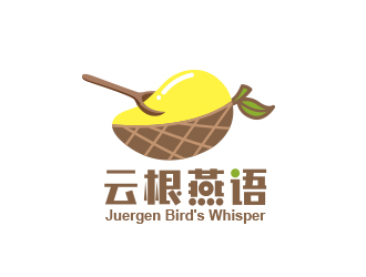 黃安悅的云根燕語（Juergen Bird's Whisper ）logo設(shè)計