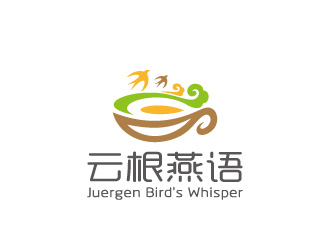 周金進的云根燕語（Juergen Bird's Whisper ）logo設(shè)計