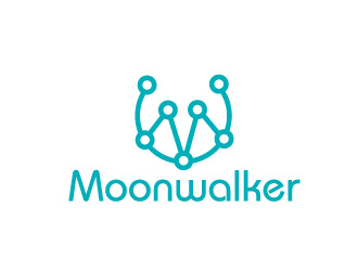 周金進的Moonwalkerlogo設計