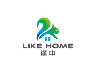 周金進(jìn)的途中 like home民宿品牌logo設(shè)計(jì)logo設(shè)計(jì)