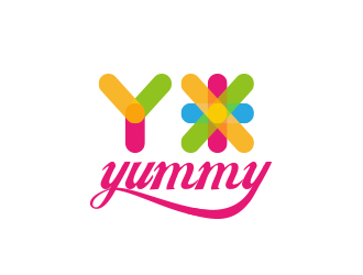 黃安悅的丫米   英文名:yummylogo設(shè)計(jì)