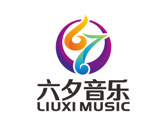 何嘉健的六夕音樂(lè)logo設(shè)計(jì)