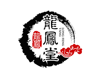 潘樂的龍鳳堂保健養(yǎng)生商標(biāo)設(shè)計(jì)logo設(shè)計(jì)