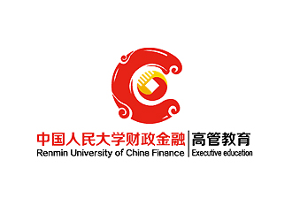 秦曉東的中國(guó)人民大學(xué)財(cái)政金融高管教育logo設(shè)計(jì)