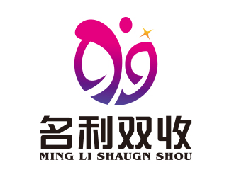 向正軍的名利雙收logo設(shè)計