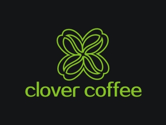 李泉輝的clover coffeelogo設計