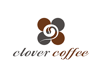 趙錫濤的clover coffeelogo設計