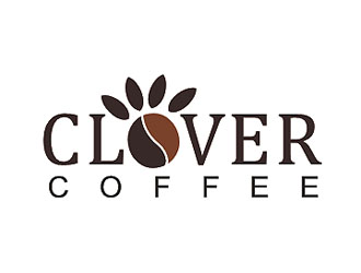 盛銘的clover coffeelogo設(shè)計