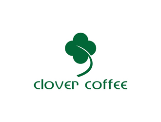 孫永煉的clover coffeelogo設計