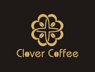 譚家強的clover coffeelogo設計