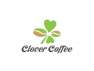 周金進(jìn)的clover coffeelogo設(shè)計(jì)