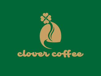 孫金澤的clover coffeelogo設計