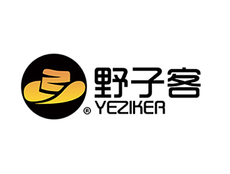 潘樂(lè)的野子客 拼音yeziker零售商標(biāo)設(shè)計(jì)logo設(shè)計(jì)