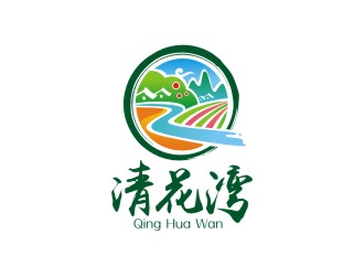 曾翼的清花灣種植產(chǎn)業(yè)基地logo設(shè)計(jì)logo設(shè)計(jì)